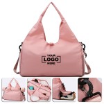 Customized Light Yoga Gym Duffel Bag with Shoe Compartment