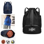 Customized Sports Drawstring Backpack Compartment Gym Backpack for Women