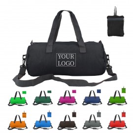 Packable Tote Duffle Bag with Logo  Packable Tote Duffle Bag with Logo