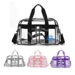 Logo Branded Large Clear Tote for Gym Transparent Bags