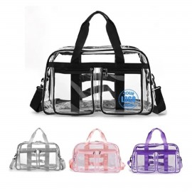 Logo Branded Large Clear Tote for Gym Transparent Bags  Logo Branded Large Clear Tote for Gym Transparent Bags