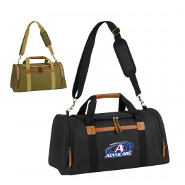 Promotional 600D Leatherette Trim Executive Duffel