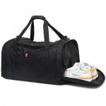 Customized Waterproof Sport Gym Travel Sneaker Duffel Bag With Shoe Com
