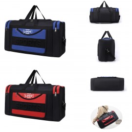 Versatile Foldable Large Capacity Duffel Bag with Logo