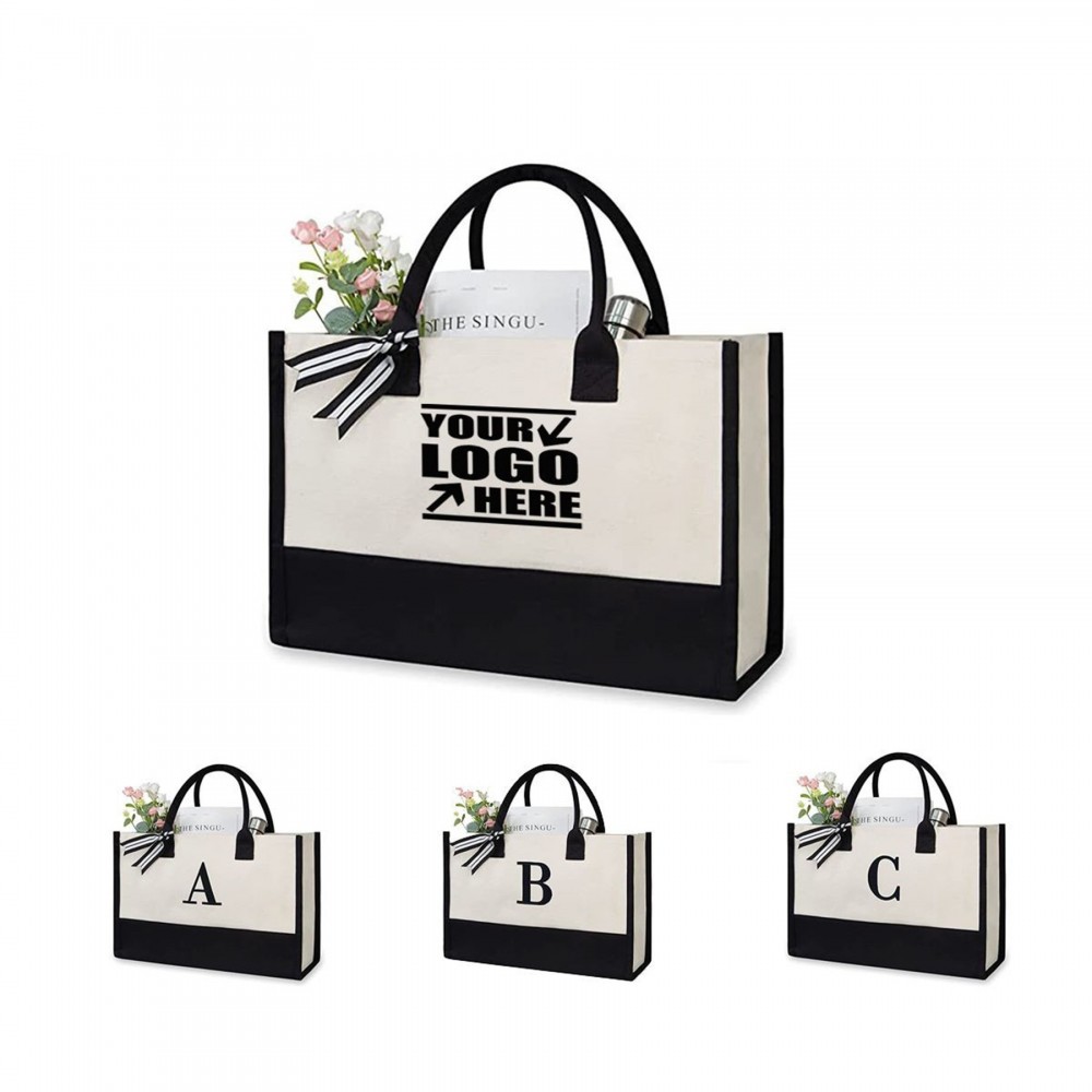 Custom 100% Cotton Two Tone Fahion Tote Bag With Customize Option. Custom 100% Cotton Two Tone Fahion Tote Bag With Customize Option.