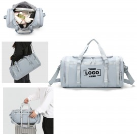 Round Roll Bag Gym Carry-On Bag with Logo  Round Roll Bag Gym Carry-On Bag with Logo