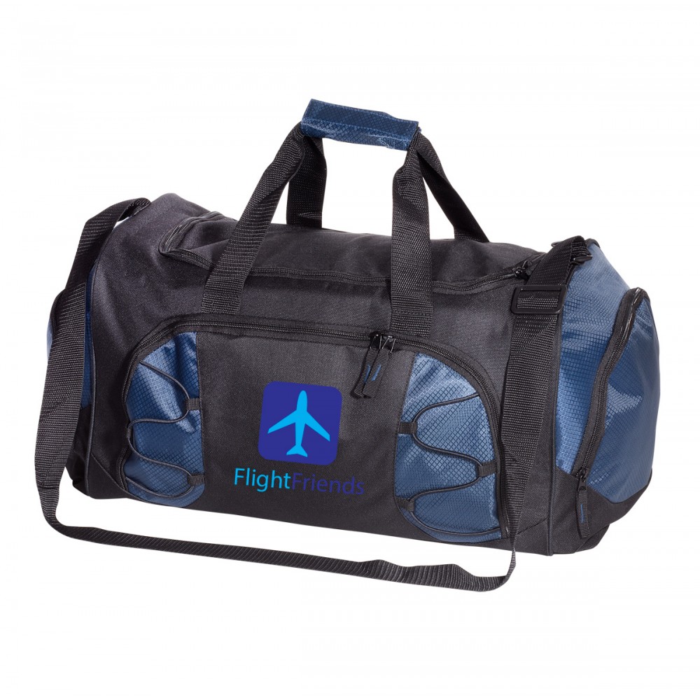 Logo Printed Unique Heathered Duffel Bag Logo Printed Unique Heathered Duffel Bag