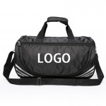 Sports Zipper Duffel Bag with Logo