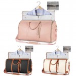 Custom Waterproof Pu Leather Suitcase Suit Travel Bag