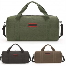 Large Capacity Canvas Travel Bag with Logo  Large Capacity Canvas Travel Bag with Logo