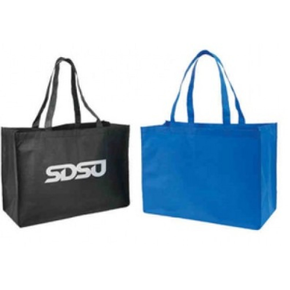 Custom Branded Non Woven 100 Grams Eco Friendly Large Shopping Tote Bags Custom Branded Non Woven 100 Grams Eco Friendly Large Shopping Tote Bags