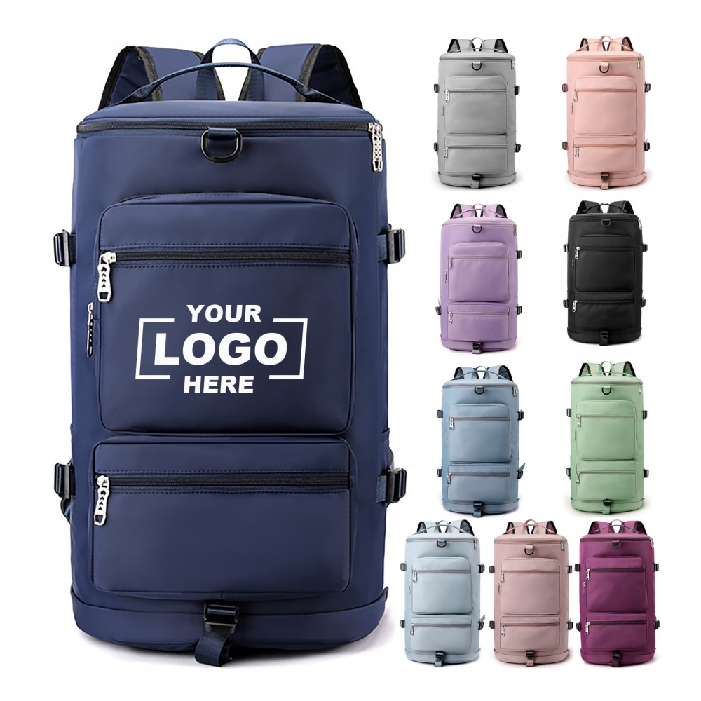 Large Capacity Dry And Wet Separation Backpack with Logo