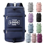 Large Capacity Dry And Wet Separation Backpack with Logo