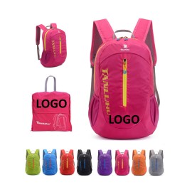 Logo Branded Outdoor Foldable Waterproof Hiking Backpack  Logo Branded Outdoor Foldable Waterproof Hiking Backpack