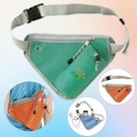 Athletic Duffel in Triangular Cut with Logo  Athletic Duffel in Triangular Cut with Logo