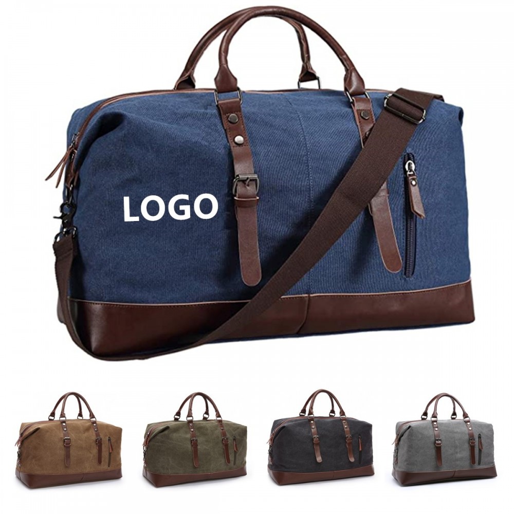 Travel Canvas Duffel Bag. with Logo Travel Canvas Duffel Bag. with Logo