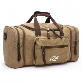 Canvas Travel Duffel Bags with Logo  Canvas Travel Duffel Bags with Logo