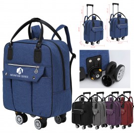 Personalized Wheeled Travel Duffel Bag W/ Pull Rod