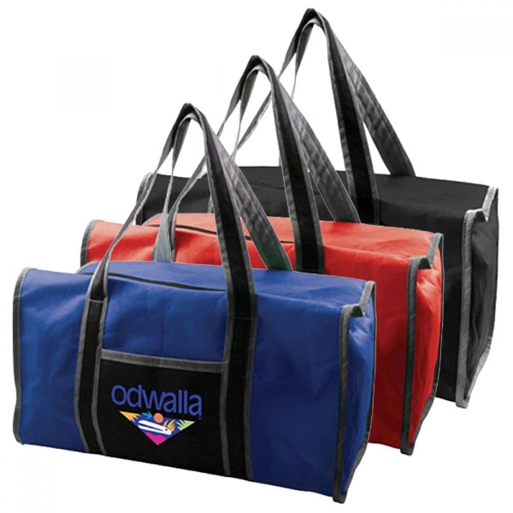 Custom Imprinted Environmentally Friendly Duffel Bag (18"x10 1/2"x10 1/2") Custom Imprinted Environmentally Friendly Duffel Bag (18"x10 1/2"x10 1/2")