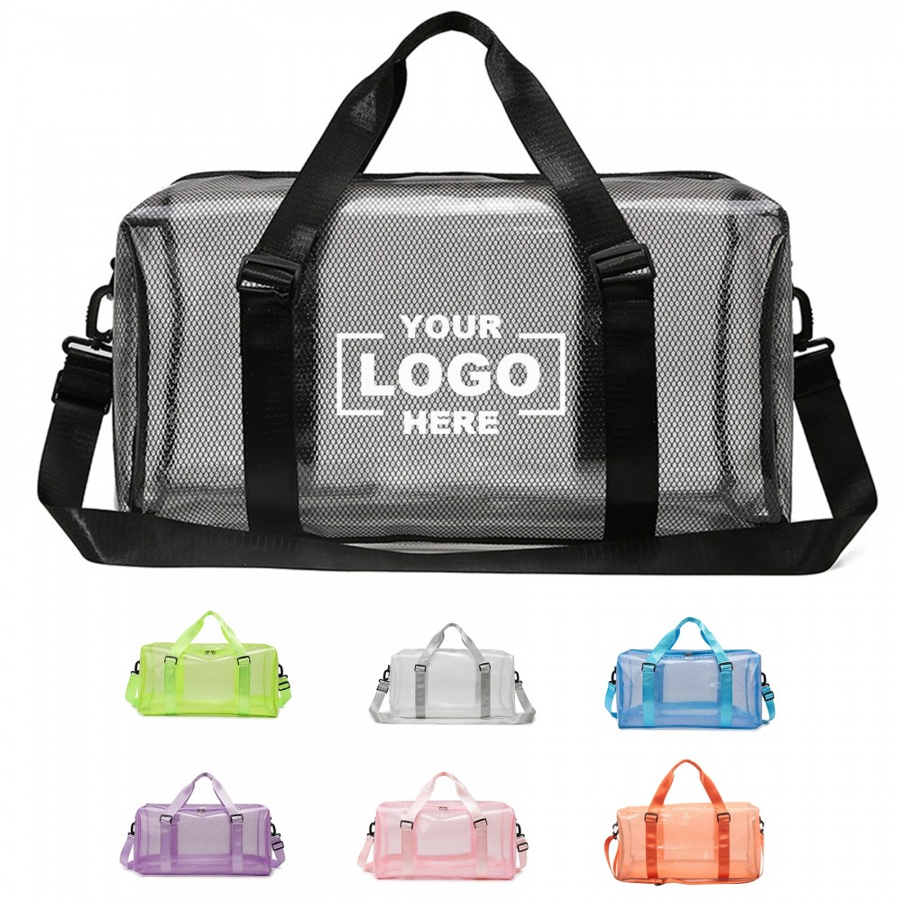 Transparent Sports Bag with Logo