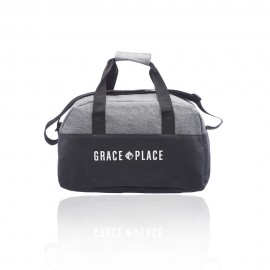 Executive Two-Tone Duffel Bags with Logo