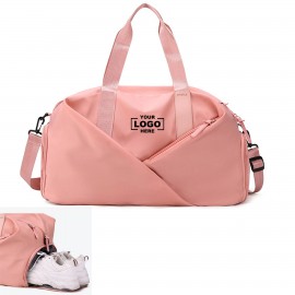 Sport Dual-Compartment Gym Bag with Logo