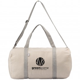 Customized Loom - Recycled Cotton Blend Duffel Bag - Silkscreen  Customized Loom - Recycled Cotton Blend Duffel Bag - Silkscreen
