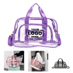 Promotional Sport Gym Yoga Dance Large Clear Travel Transparent Tote Bag