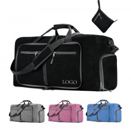 Foldable Travel Duffel Bag with Logo