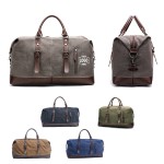 Dual-Function Canvas Travel Duffel with Logo