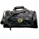 Leatherette Sport Locker Bag w/ 2" Medallion with Logo