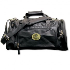 Customized Leatherette Sport Locker Bag w/ 2" Medallion