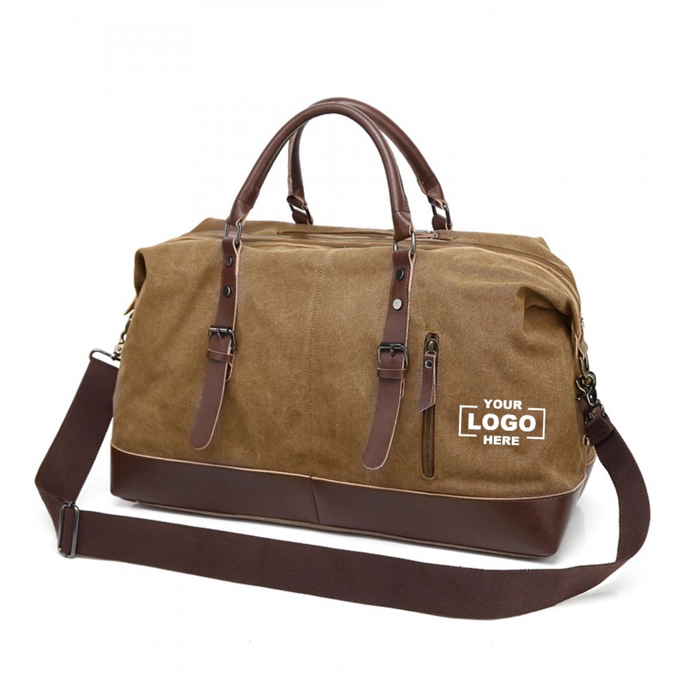 Canvas Travel Bag with Logo