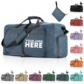 Foldable Travel Duffel Bag with Logo