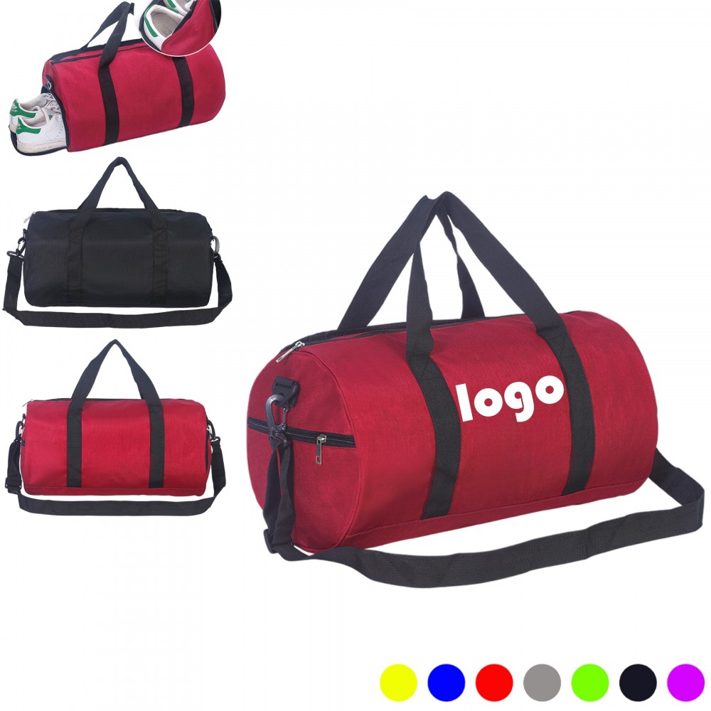 Duffle Bag For Fitness Gym And Yoga With Dry Wet Pocket Shoes with Logo Duffle Bag For Fitness Gym And Yoga With Dry Wet Pocket Shoes with Logo