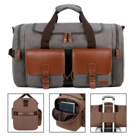 Personalized Canvas Duffle Bag Weekender Duffel Bag.