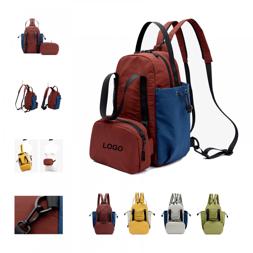 Promotional Large Capacity Multifunction Backpack With Pouch Promotional Large Capacity Multifunction Backpack With Pouch