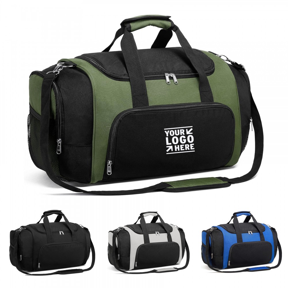 Customized Women Men 40L/21" Gym Small Sports Duffle Lightweight Duffel Bag with Water Bottle Pocket Customized Women Men 40L/21" Gym Small Sports Duffle Lightweight Duffel Bag with Water Bottle Pocket