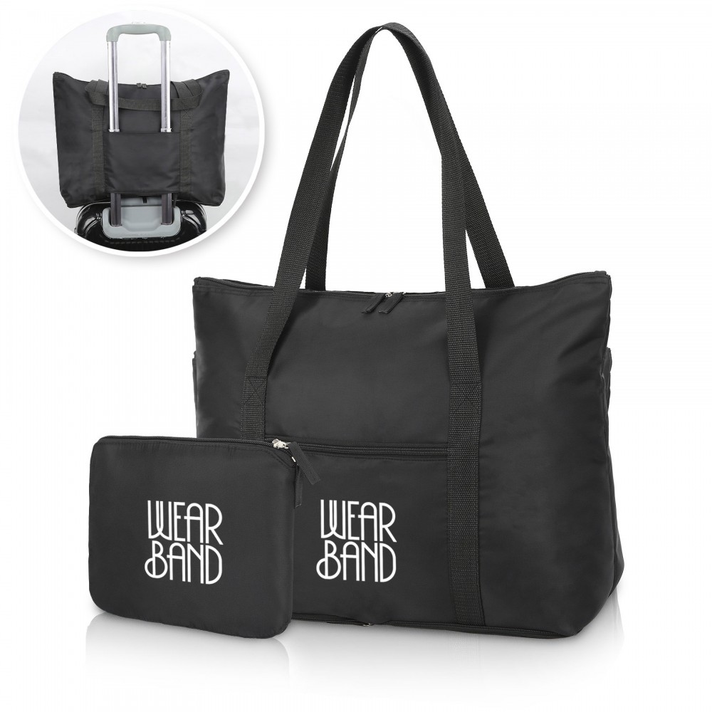 Foldable Travel Duffel with Logo Foldable Travel Duffel with Logo
