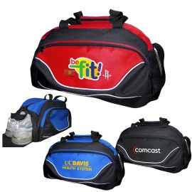 Promotional All Purpose Sports Duffel Bag W/ Shoe Compartment  Promotional All Purpose Sports Duffel Bag W/ Shoe Compartment