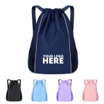 Waterproof Drawstring Backpack with Logo