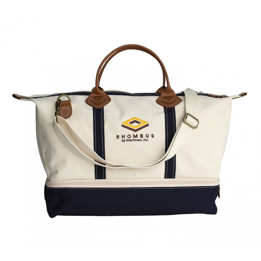 18 Oz. Super Heavy Canvas Sierra Duffle Bag with Logo