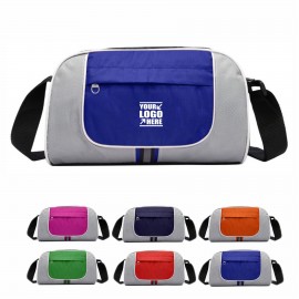 Custom Travel Duffle Bag With Detachable Shoulder Strap