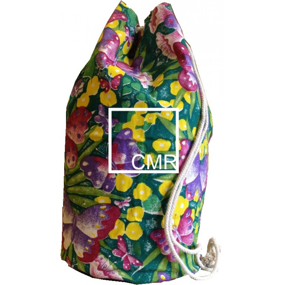 Custom Imprinted Summer Drawstring Duffle Bag - (9x10) 10oz Canvas Custom Imprinted Summer Drawstring Duffle Bag - (9x10) 10oz Canvas