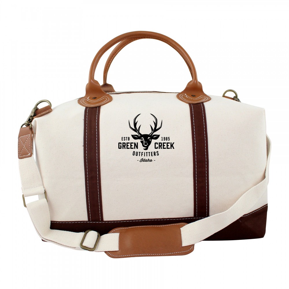 Custom Imprinted Weekender Brown Custom Imprinted Weekender Brown