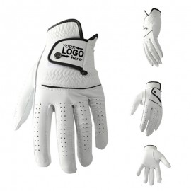 Sheepskin Single Golf Gloves with Logo