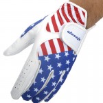 Custom Custom American Flag Pattern Leather Golf Glove