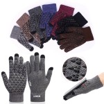 Customized Winter Knit Touchscreen Gloves