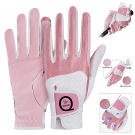 Soft Breathable Golf Gloves For Women with Logo