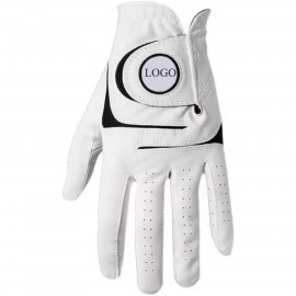 Leather Golf Gloves with Logo
